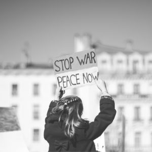 stop war peace now no war