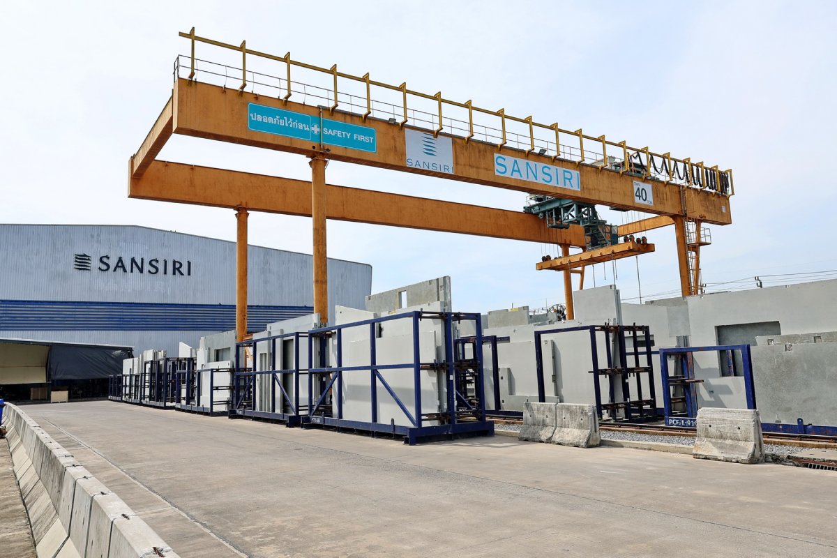 Sansiri Precast Factory-โรงงานแสนสิริ-โรงงานพรีแคสต์-โรงงานพรีคาสต์-SansiriPCF