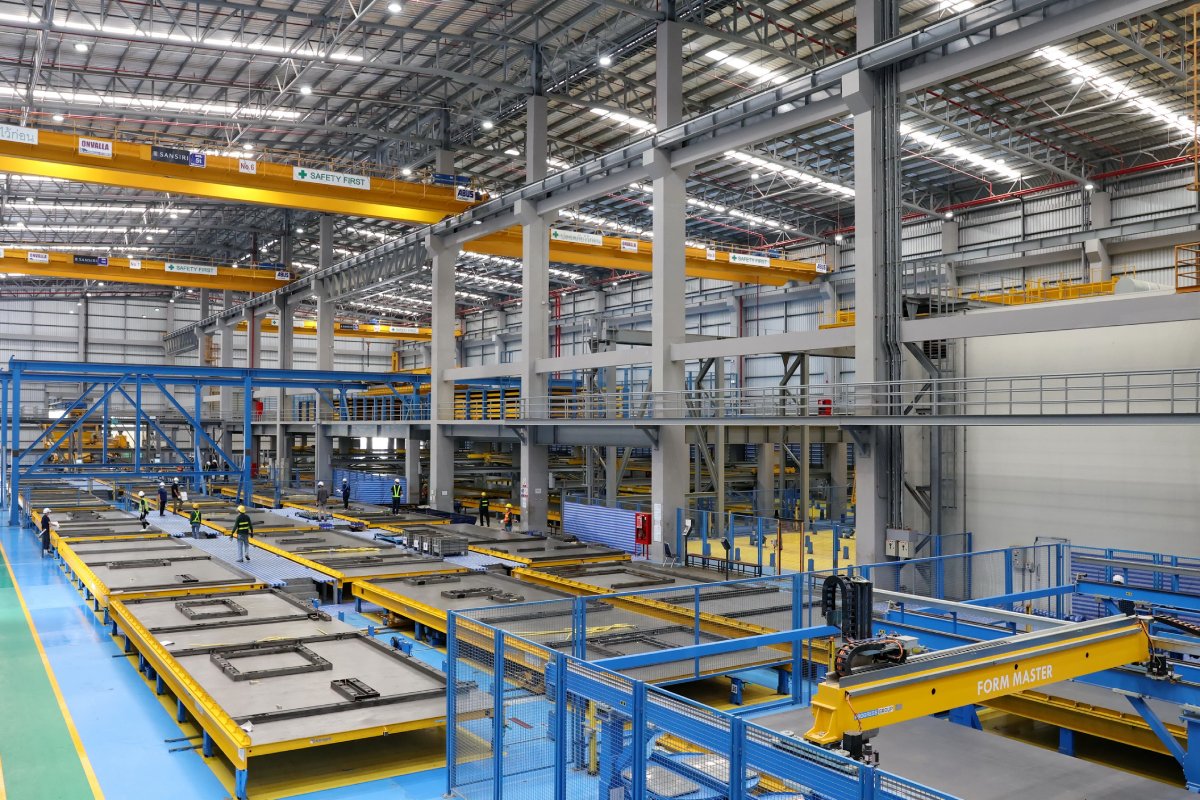 Sansiri Precast Factory-โรงงานแสนสิริ-โรงงานพรีแคสต์-โรงงานพรีคาสต์-SansiriPCF